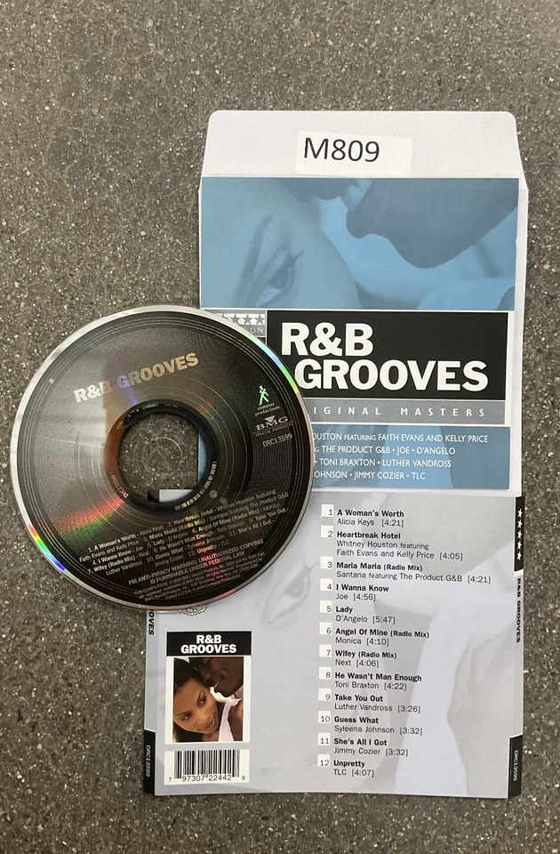 R&B Grooves - "Original Masters" - "Various Artist" - ( CD No Case #M809 - Image 1 of 1