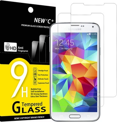 Samsung Galaxy S5 Panzer-Schutzglas 9H, HD Displayfolie, Fingerabdrucksicher - Bild 1 von 4