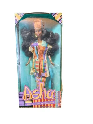 Muñeca Asha African American Collection 1994 Mattel 12676 EDICIÓN ESPECIAL, en caja original Foto 1 de 4