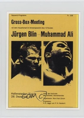 1993 Sporting Profiles The Greatest Jurgen Blin Muhammad Ali Ali v Blin #23 - Image 1 of 2