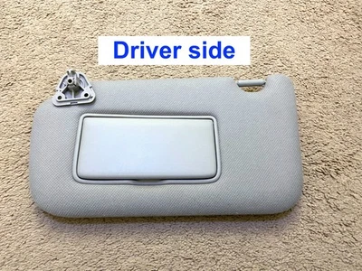2013 -2019 Nissan Sentra Driver Side Left Sun Visor Sunvisor Gray Grey Cloth OEM - Image 1 of 4