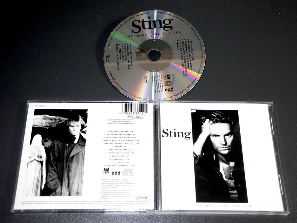 sting (the police) cd - nothing like the sun - Bild 1 von 1
