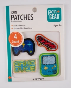 Nuevo parche de chenilla con icono de jugador para bolígrafo y equipo - ideal para estuches de lápices de plástico transparente - Imagen 1 de 2