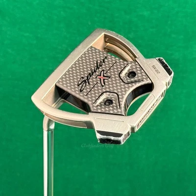 Putter de mazo inclinado LH TaylorMade Spider X SX-32 HydroBlast 34" con Super Stroke Foto 1 de 4