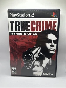 True Crime Streets Of LA PS2 PlayStation 2 Estuche Completo Manual Disco Probado - Imagen 1 de 3