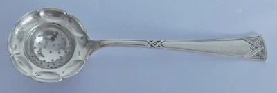 Seltener alter großer Zuckerstreulöffel Ideal Erbe Schmalkalden versilbert 19,3c - Bild 1 von 3