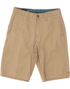 VOLCOM Mens Cargo Shorts W28 Small Beige DG21 - Picture 1 of 4