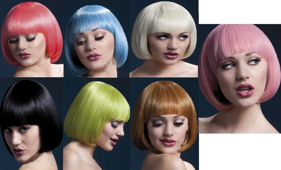 Peluca resistente al calor lavable elegante peluca para damas peluca de disfraz Mia Bob Foto 1 de 1