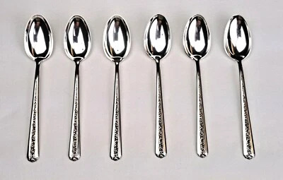 Juego de 6 cucharas Towle Rambler Rose Demitasse de plata esterlina - 4 1/4" Foto 1 de 4