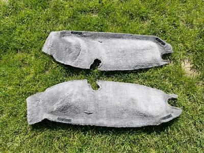 1984-1989 Toyota 4Runner Gray Rear Cargo Fender Well Carpet Covers OEM Nice Foto 1 de 2