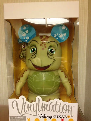 Crush and Squirt From Finding Nemo 9" y 3" Vinylmation Pixar Series LE 1250 Foto 1 de 3