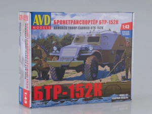 AVD 1157KIT Armoured Personell Carrier BTR-152K, model kit - Imagen 1 de 6