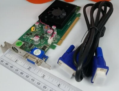 JATON GeForce 8400 GS DirectX 10 Video-PX558-TWIN 512MB 64-Bit DDR2 VGA S-Video - Image 1 of 4