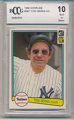 Donruss Yogi Berra 1982 (HOF) (#387) BCCG10 BCCG Foto 1 de 2