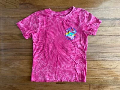 Boys CABANA CROWN & IVY Pink Save The Dinosaurs Short Sleeve Shirt Size Small - Image 1 of 4