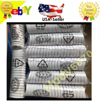 USB Charger Cable Cord For Apple iPhone 7 8 X XR 11 12 13 14 Pro Max Wholesale - Image 1 of 4