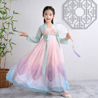 Hanfu Girls' Summer Chinese Traditional Dresses Kids Fairy Costume Cosplay 