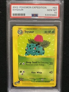 Pokémon Expedition Ivysaur 82/165 2002 PSA 10 gemas como nuevo - Imagen 1 de 1
