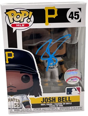 Josh Bell Signed Pittsburgh Pirates 45 Funko Authentic Autograph Beckett - Image 1 of 2