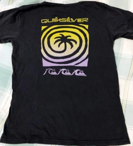 QUIKSILVER SPIRAL PALM SHIRT KIDS YOUTH L 14 SURF SKATE BEACH VIBE SCUBA - Picture 1 of 4