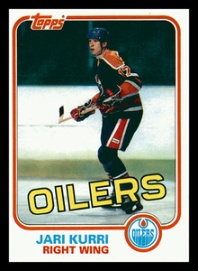 1981 Topps Jari Kurri HOF RC Rookie #18 Near Mint NM Edmonton Oilers