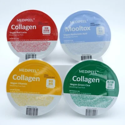 MEDI PEEL Vegan Modeling Cup Pack 28g x 4ea Mooltox Collagen 4 type K-Beauty - Image 1 of 4