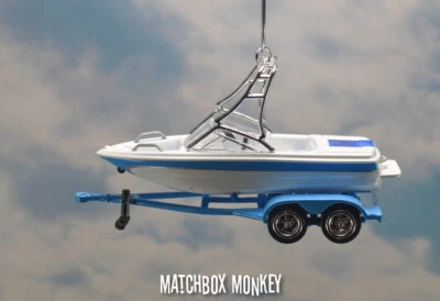 Waterski Wakesurf Boat Christmas Ornament Mastercraft Moomba Malibu Water Ski - Image 1 of 4