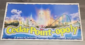 Vintage Cedar Point-opoly Monopoly Board Game Pewter Pieces Complete - Picture 1 of 6