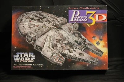 Quebra-cabeça Star Wars 1995 Millennium Faicon 3D lacrado - Imagem 1 de 3