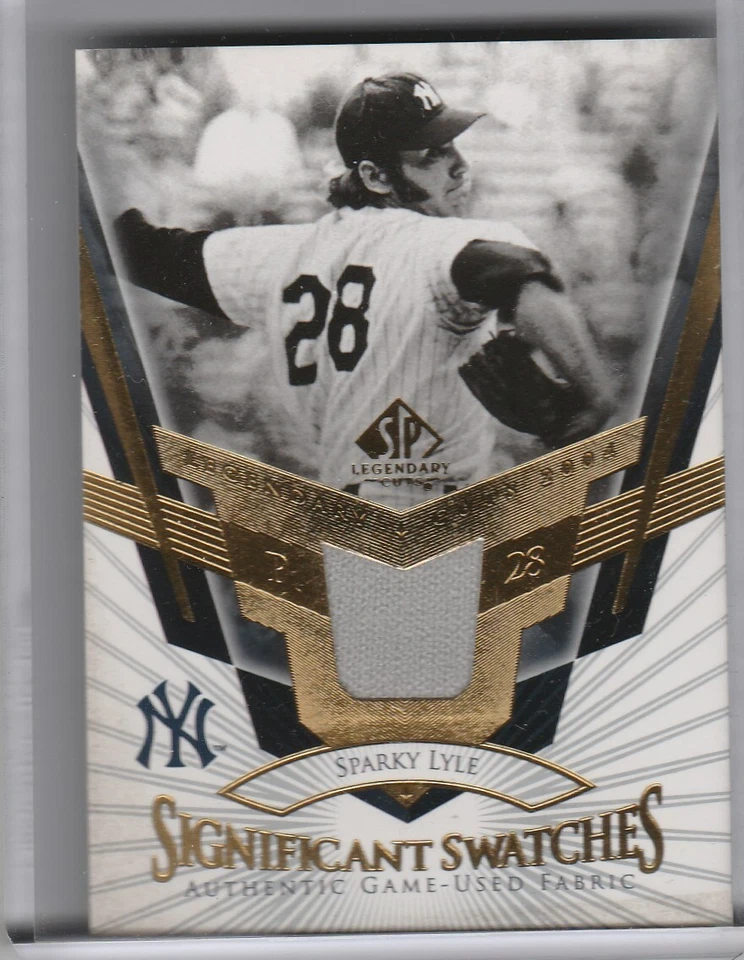 2004 SP LEGENDARY CUTS #SS-SL SPARKY LYLE JERSEY NEW YORK YANKEES 7219 Foto 1 de 1