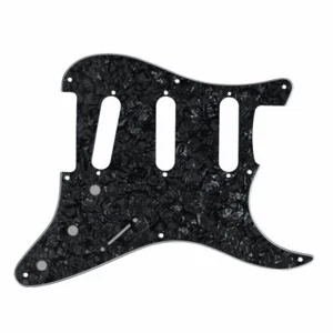 NEW PICKGUARD STRATOCASTER SSS black pearl 3 ply pour guitare strat - Bild 1 von 4