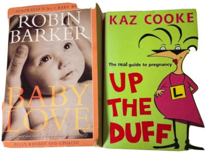Baby Love by Robin Barker and up the Duff by Kaz Cooke.Babies,Motherhood,Comedy - image 1 of 4