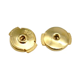 Pendientes de bloqueo en tono dorado para tachuelas A4395 - Imagen 1 de 7