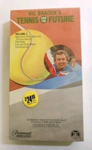 Vic Braden's TENNIS FOR THE FUTURE volume 2 VHS Still Sealed 1981 - Picture 1 of 9