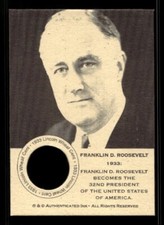 #TN0408 FRANKLIN D ROOSEVELT 1933 Penny Collector Coin Card