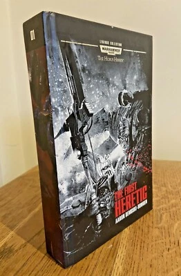  The First Heretic by Aaron Dembski-Bowden 2010 UK 1st/1st HB Warhammer 40,000 - Image 1 of 4