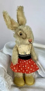 10” STEIFF MOHAIR ‘NIKILI’ RABBIT DOLL SUPER CUTE - Picture 1 of 7