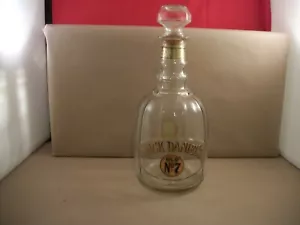 VINTAGE JACK DANIELS ALTE NUMMER 7 WHISKEY DEKANTERFLASCHE HALBE GALLONE - LEER - Bild 1 von 7