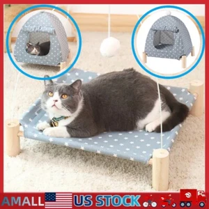 Haustier Zelt Bett Katzen Haus Sofa Korb Betten Winter Klappschale Kätzchenzelte Katze USA - Bild 1 von 10