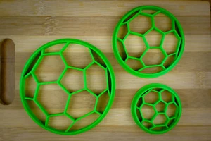 Fußball Ball - Soccerball - Verbandsfußball Ball - Sportball - Plätzchen - Bild 1 von 10