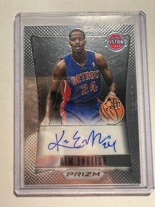 K7,124 - 2012-13 Panini Prizm Autographs #59 Kim English