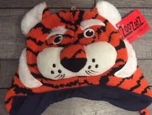 AU Auburn University Mascot Tigers Beanie Knit Stocking Hat Cap ZooZatZ NCAA New - Picture 1 of 3