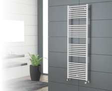 SCALDASALVIETTE TERMOARREDO BAGNO CORDIVARI LISA 22 IN ACCIAIO VERNICIATO BIANCO