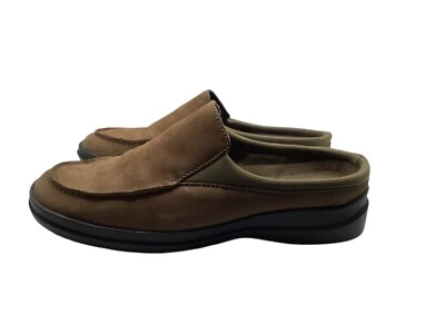 Easy spirit women’s size 7 shoe brown Suede Leather With Nylon Stretch Side - Image 1 of 4