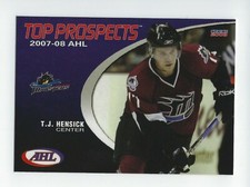 2007-08 AHL Top Prospects #19 T.J. Hensick (Toledo Walleye)