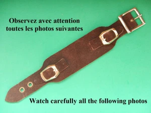 12 mm DAMEN HIPPIE ARMBAND LEDER WILDLEDER RIEMEN BRAUN FÜR FESTE GRIFFE NR. S 70 - Bild 1 von 11