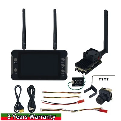 5.8G 2000mW Wireless Video Transmission System FPV TX RX 4.3" IPS Screen Set - Bild 1 von 4