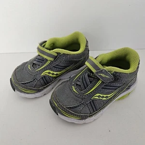 Saucony Size 4M Boys Gray Baby Ride Sneaker Shoes ST53741 - Picture 1 of 6