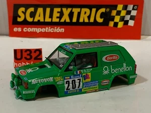 SCALEXTRIC CARROCERIA FIAT PANDA 45 4x4 #207 PARIS DAKAR'84 BENETTON - Imagen 1 de 6