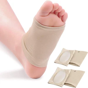 Foot Arch Support Flat Feet Fallen Arch Plantar Fasciitis Insole Heel Pain Relif - Picture 1 of 10
